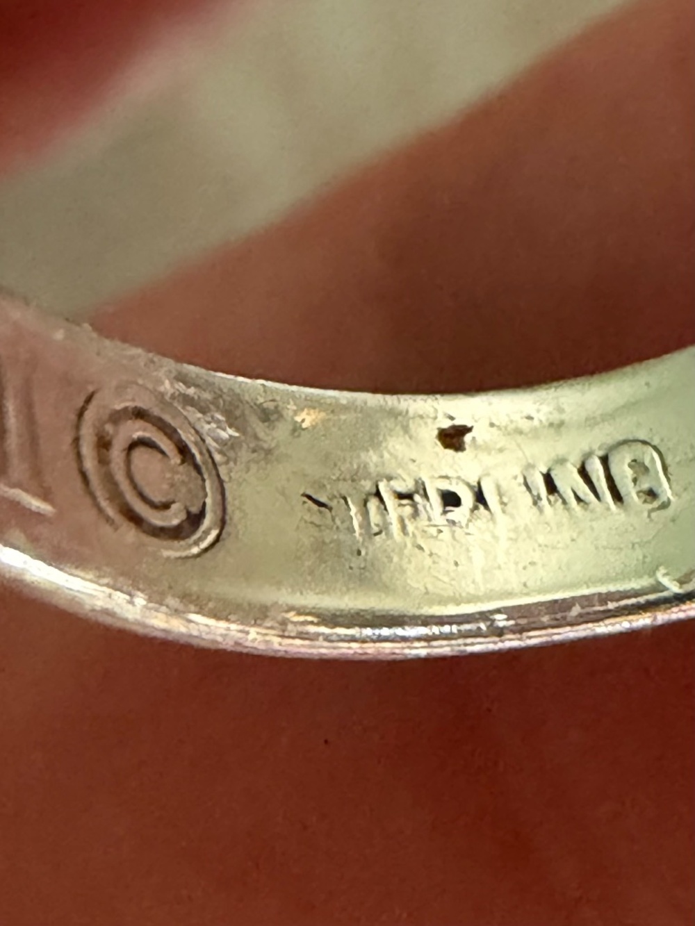 Vintage Sterling Avon Adjustable wrap around ring - Picture 4 of 8